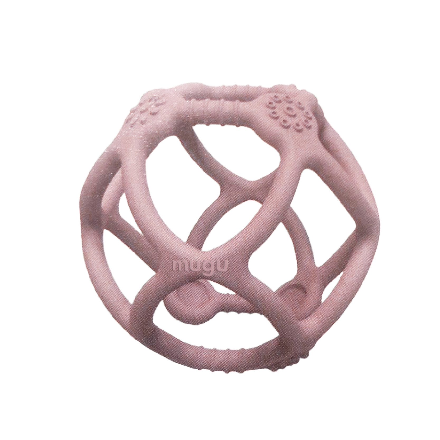 Hearts' Mate Sensory Teether (A) - Rose